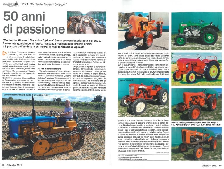 manferdini giovanni collection su macchine e trattori