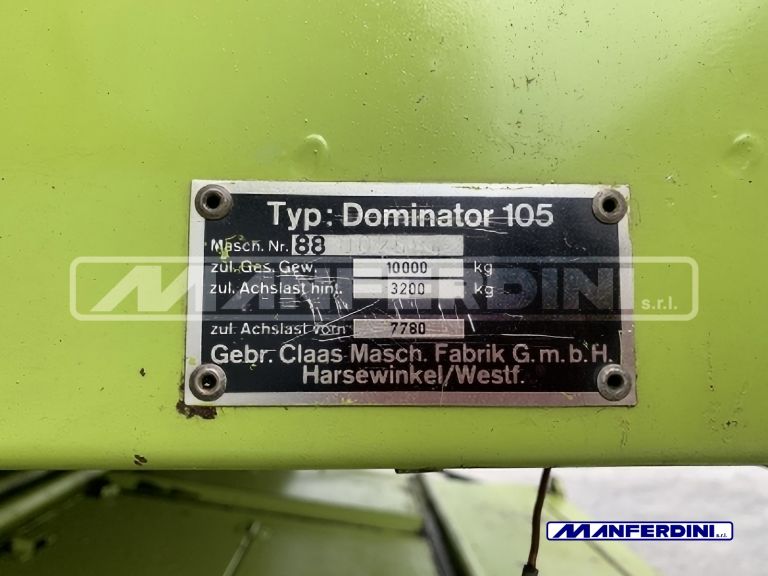 Claas Dominator 105