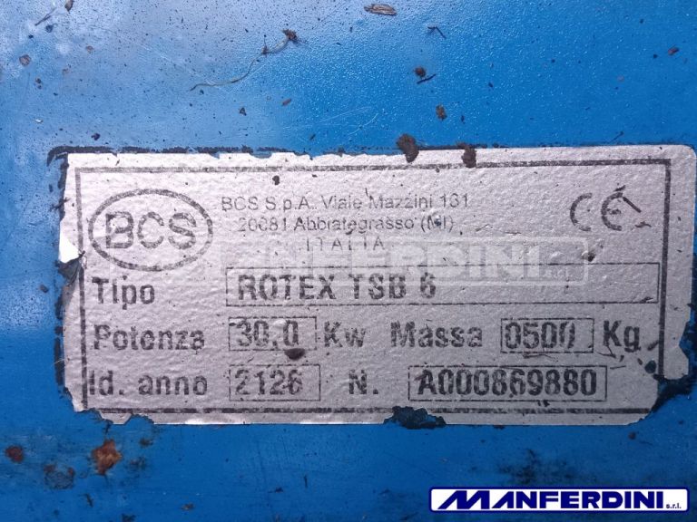 Bcs Rotex Tsb 6 mower